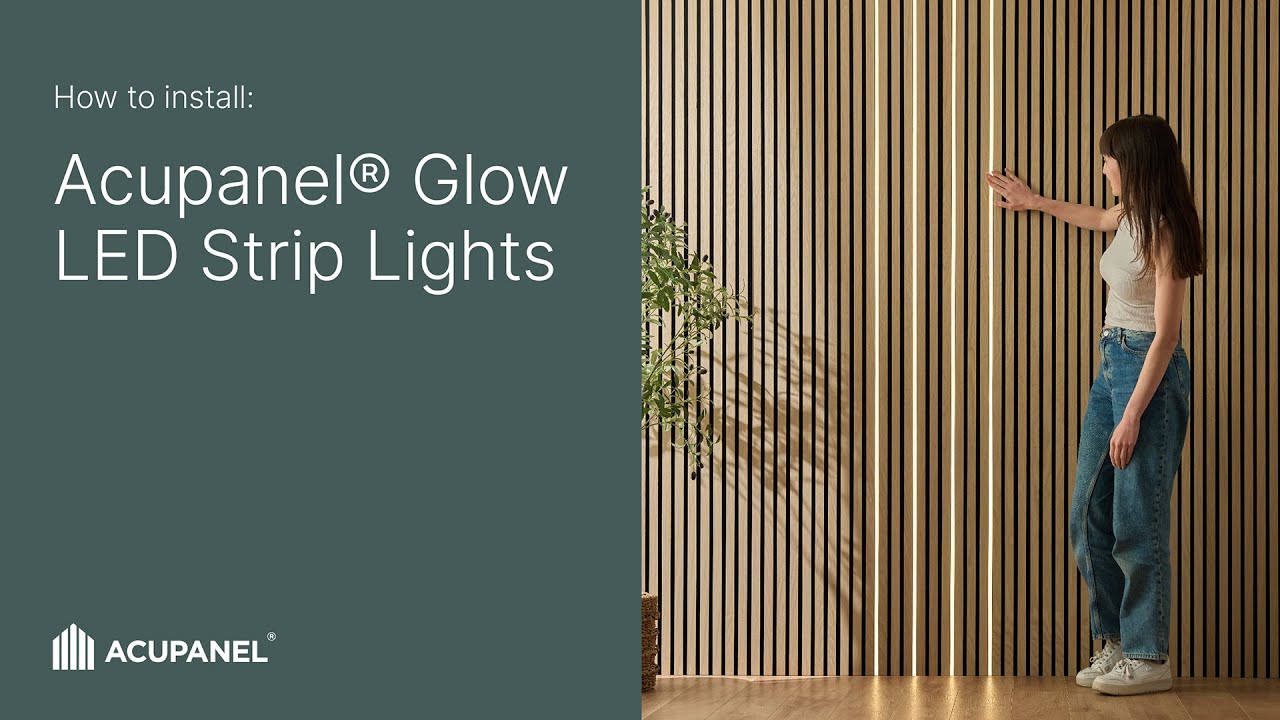 How to install the Acupanel® Glow LED Strip Lights