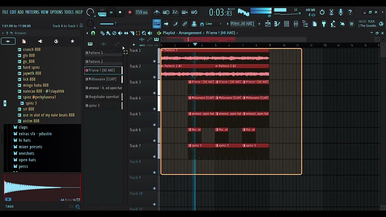 how to make a tdf x che type beat