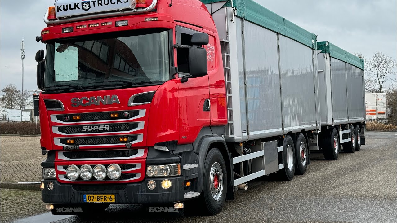 SCANIA R520 v8 6X2/4 - walkingfloor combinatie - CONCOURS STAAT - year 2015