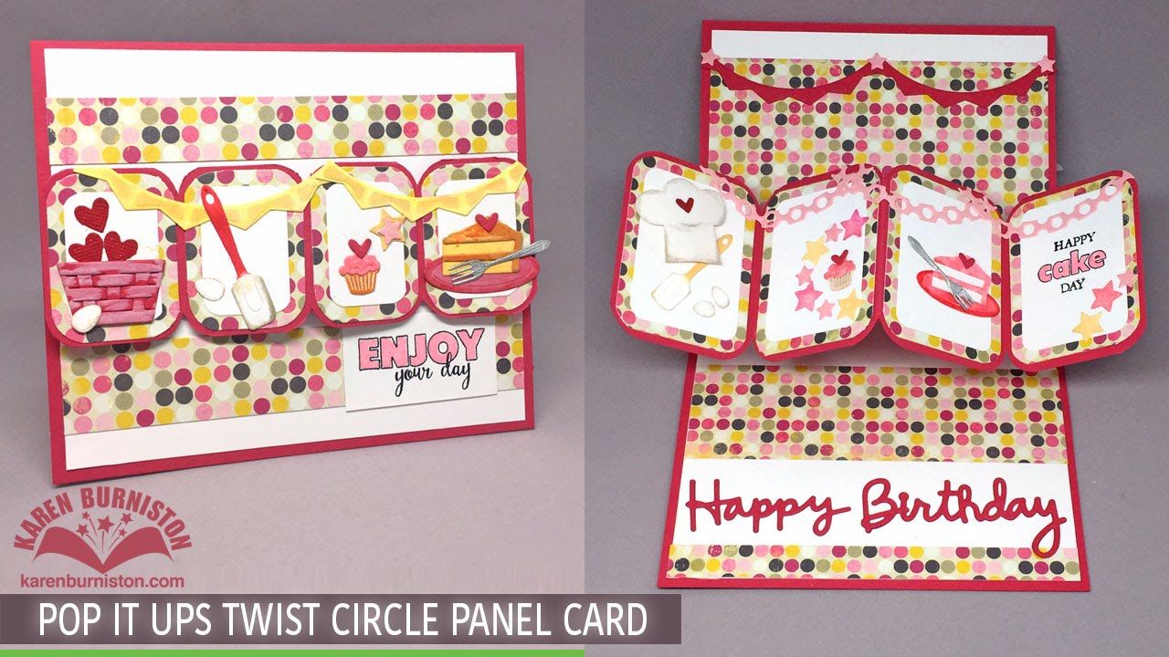 Pop it Ups Twist Circle Panel Card