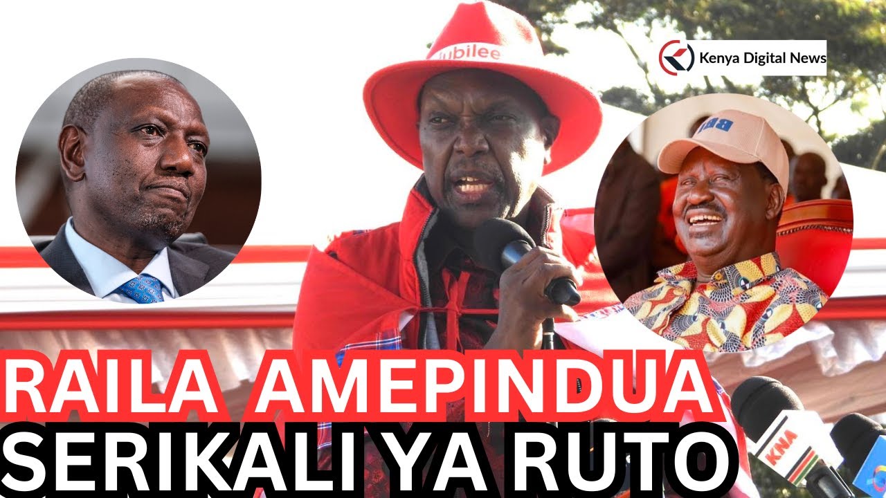 'Raila Amepindua Serikali ya Ruto na Akiondoka itagonga Chini kama Kinyesi ya ng'ombe,' Kioni Says!