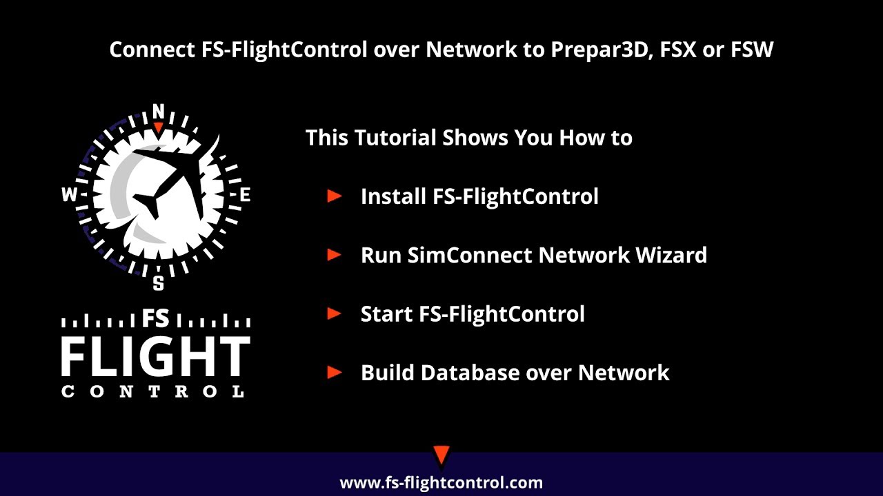 Руководство по подключению FS-FlightControl к Prepar3D, FSX или FSW через лок. сеть