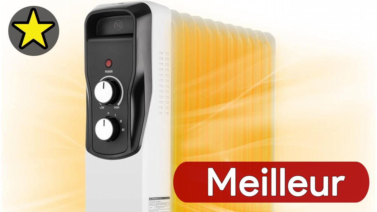 🏆 TOP 3 MEILLEUR RADIATEUR BAIN D'HUILE 2500W 2025