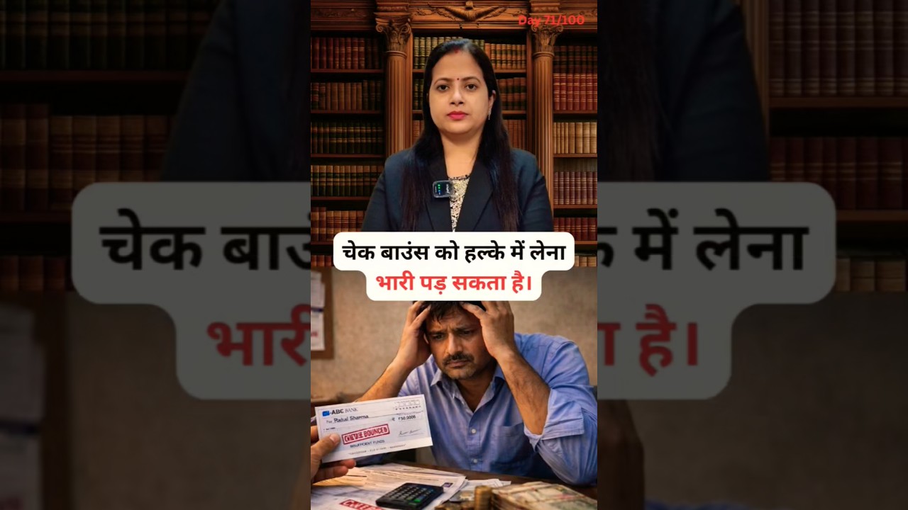 चेक बाउंस हुआ? जानिए Section 138 NI Act की जानकारी। 