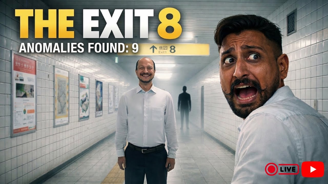 Bhootiya Platform 8 Mein Fass Gaya! 😱 | The Exit 8 Horror Game