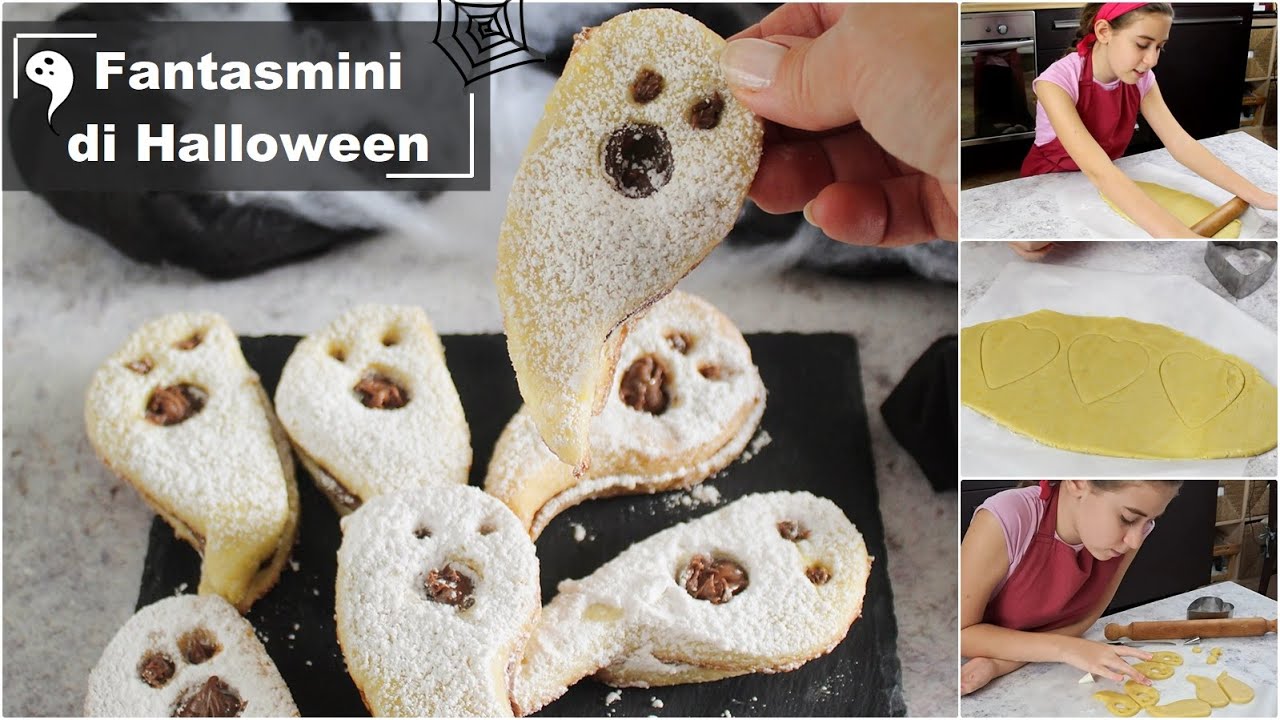 👻BISCOTTI per HALLOWEEN da preparare con i bambini- La cucina di Rita