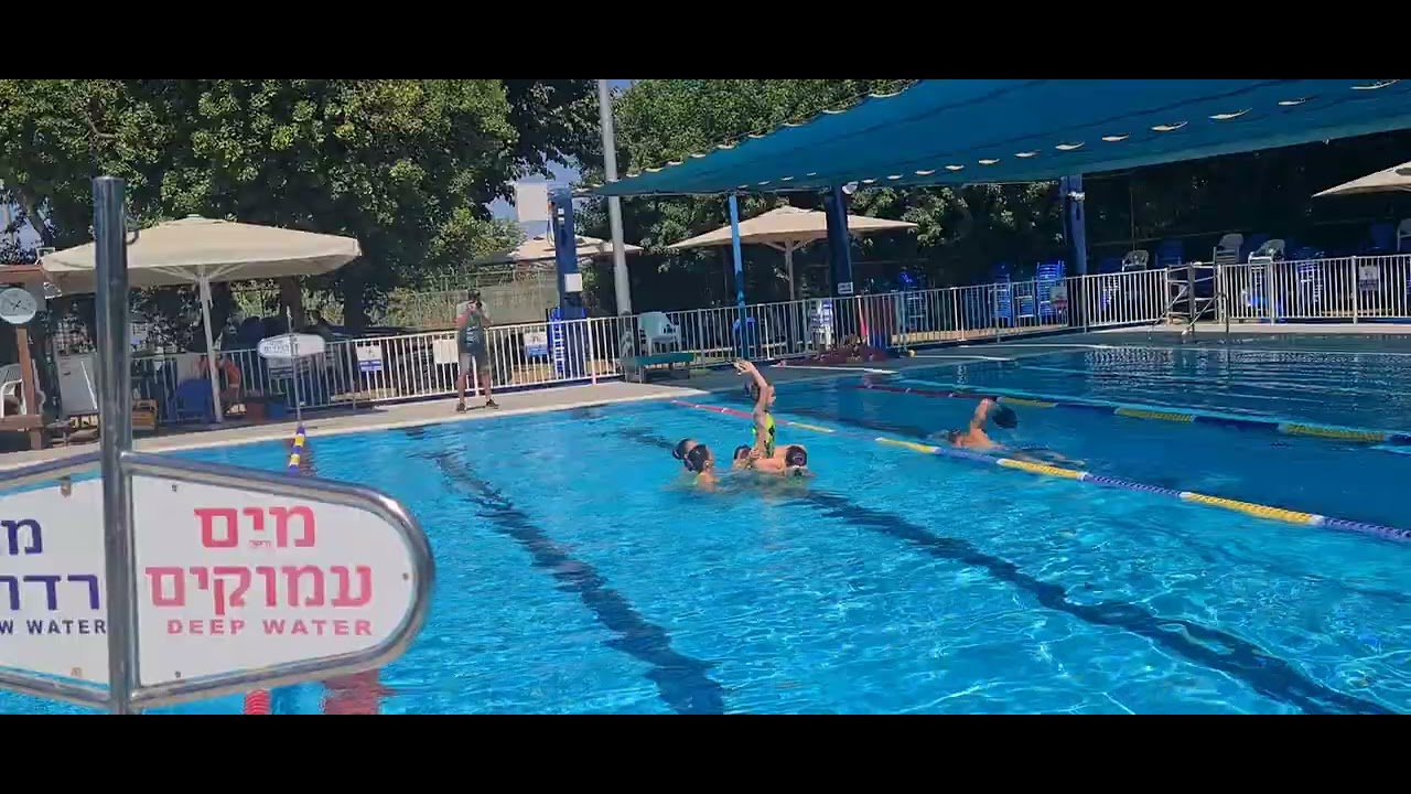 קומבינה גילאי 12 ומטה שחייה אומנותית מכבי תל אביב קאנטרי נווה שרת נבחרת תחרותית לפרטים 052-3307411