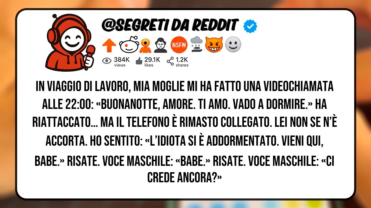 In Viaggio di Lavoro, Mia Moglie Mi Chiama alle 22: 