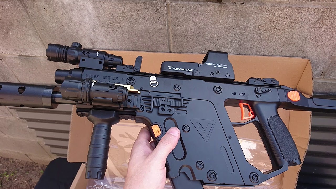Lehui Kriss Vector V1 Submachine Gun Gel Blaster Review - Renegade Blasters - Next Gen Toy Guns