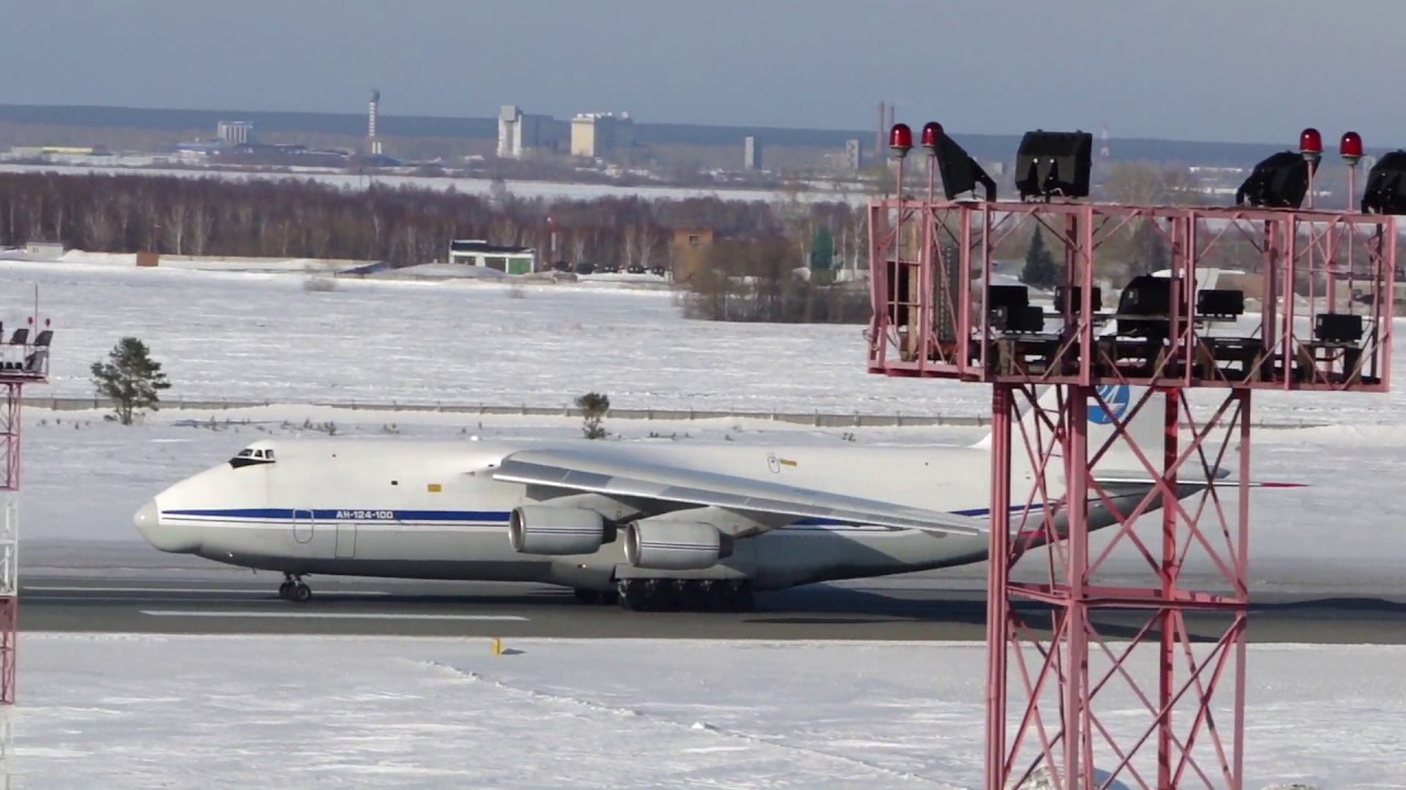 Antonov An 124 100 RA 82037 Russian Air Force Takeoff RWY25 UNNT