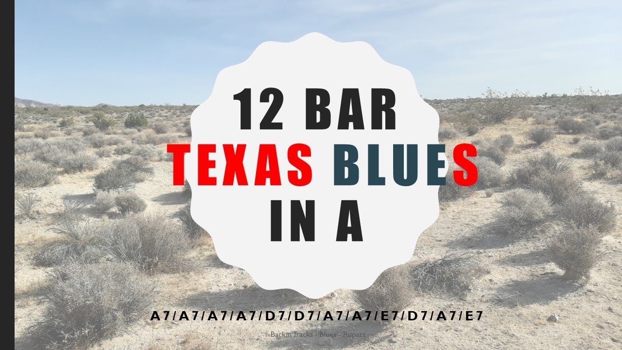 12 Bar Texas Blues   in A    Backing Track   120 Bpm