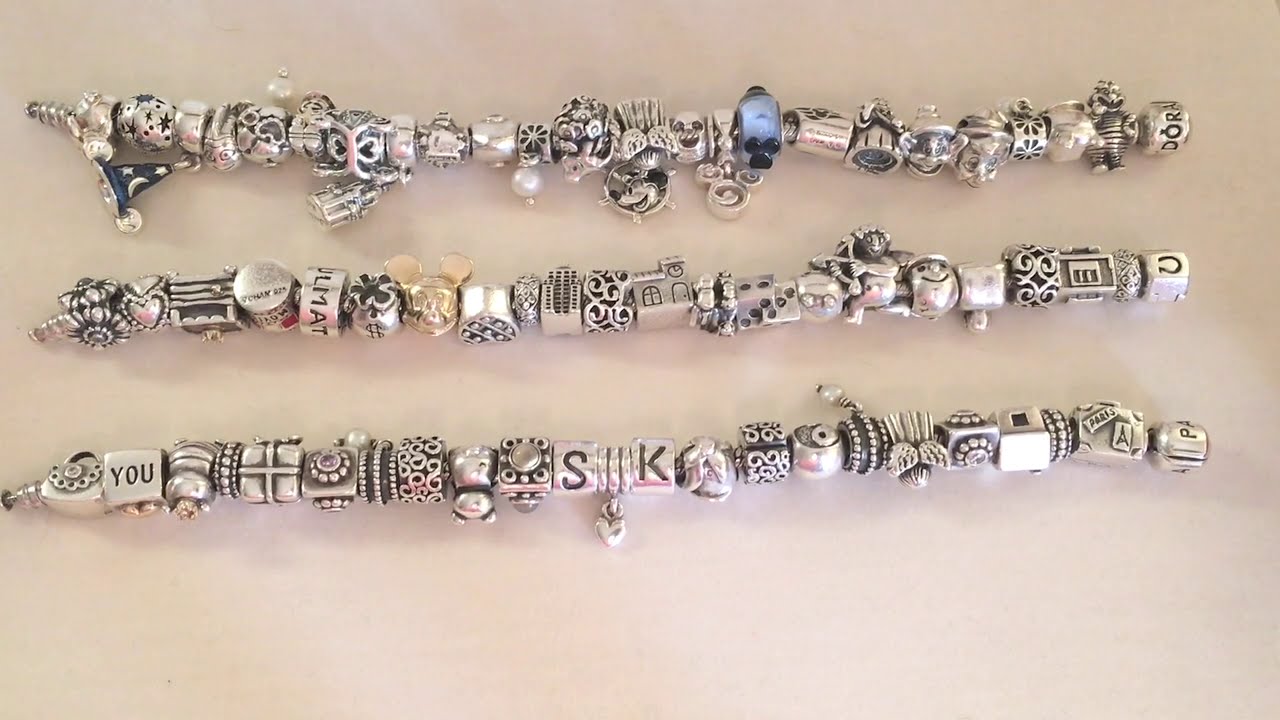 Mi colección de pulseras Pandora y Chamilia
