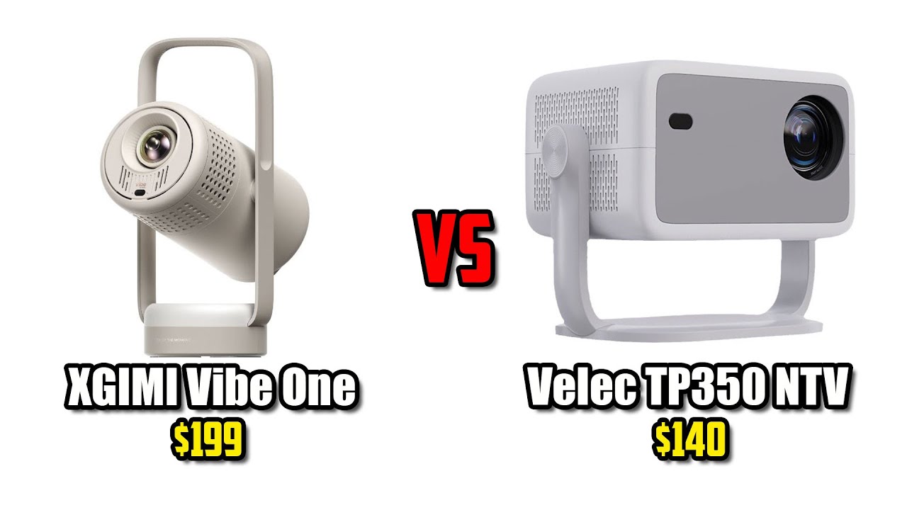 XGIMI Vibe One против Velec TP350 NTV — подробное сравнение — Google TV против ЖК-проектора на Wh...
