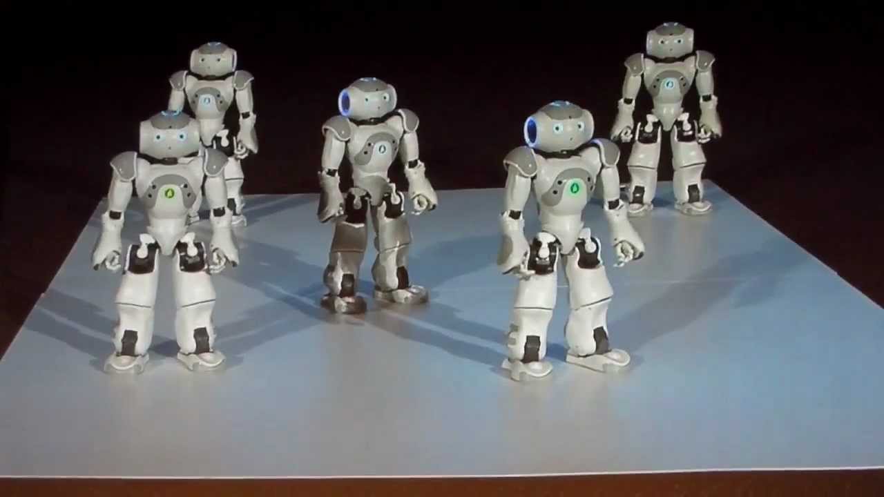 DEVOXX 2012 OPENING - NAO ROBOTS DANCE PERFORMANCE