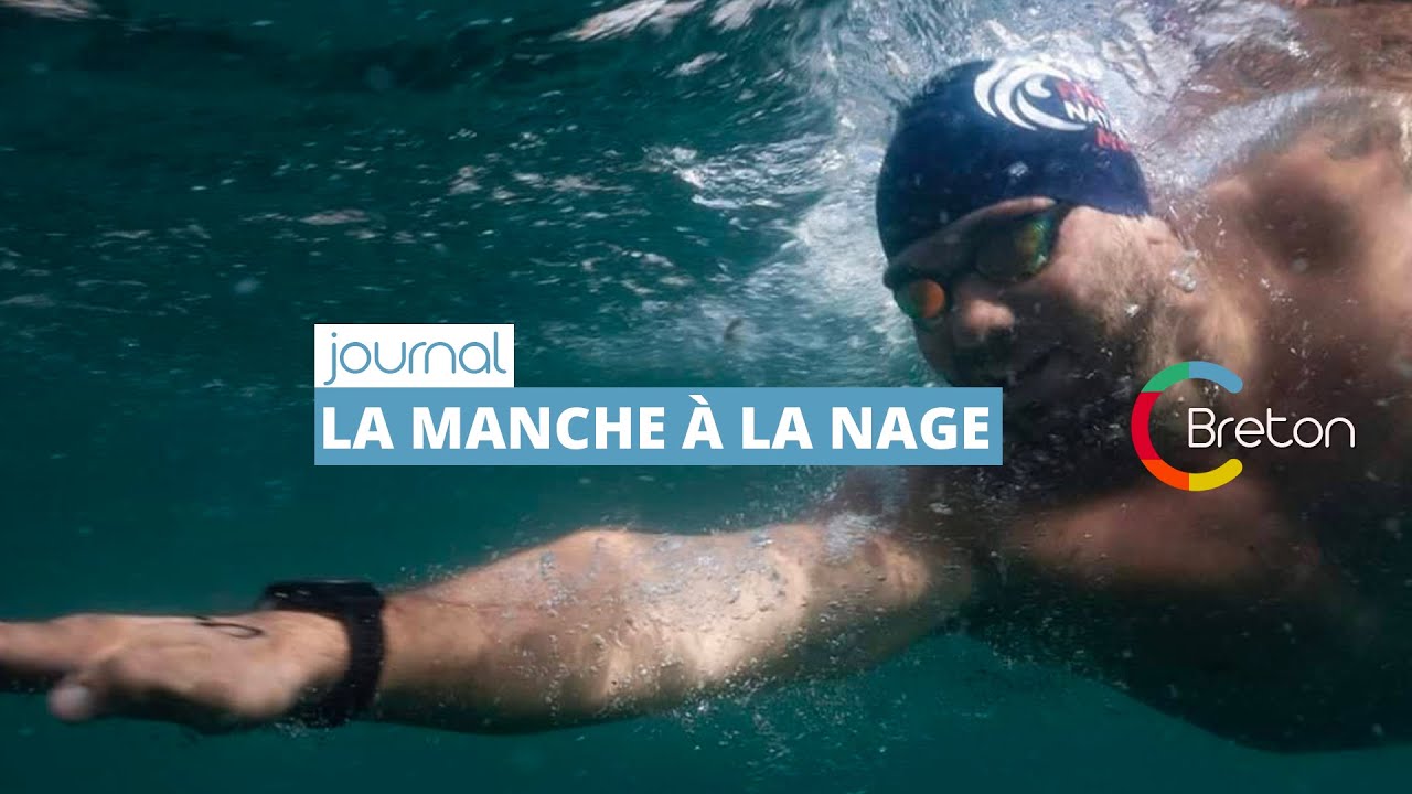 Thibaud traverse la manche à la nage !