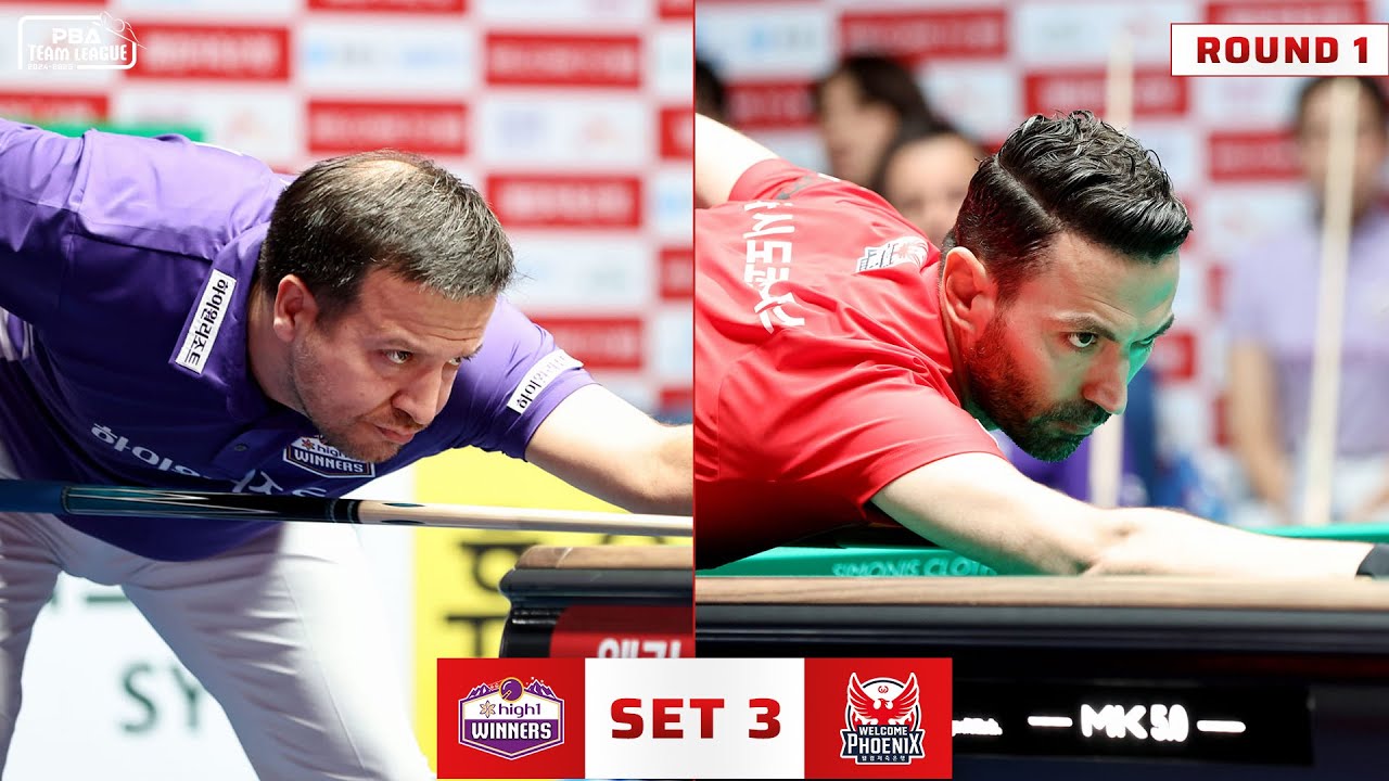 Set 3: Lutfi CENET vs Filippos KASIDOKOSTAS | HIGH1 vs PHOENIX | PBA Team League 24-25 - Rround 1