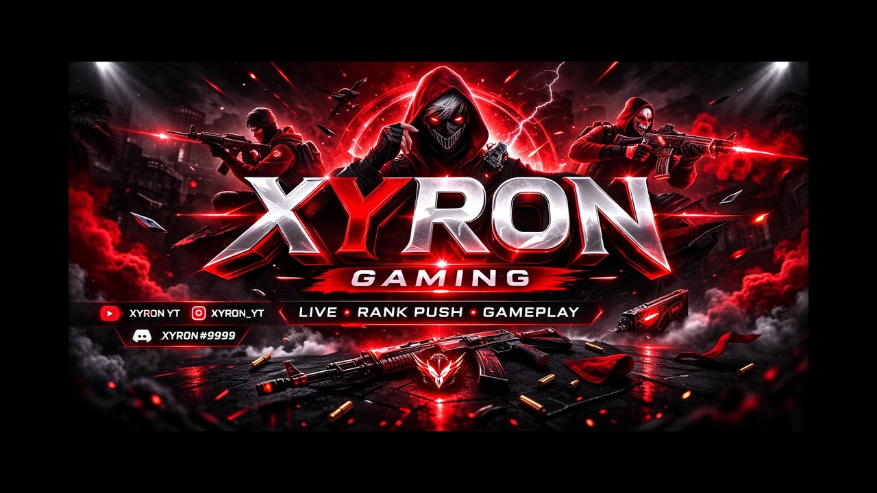 Free Fire Live 🔴 Rank Push With Subscribers | XYRON Gaming #FreeFire #FreeFireLive #RankPush