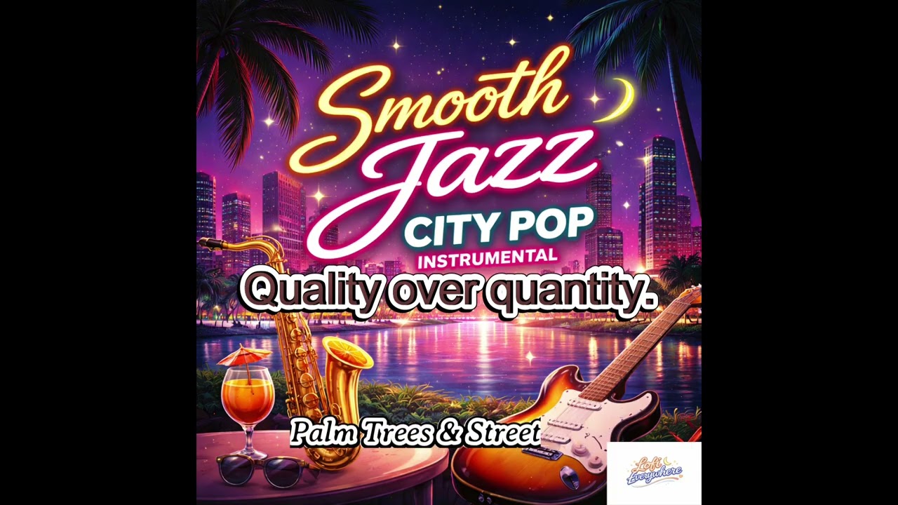 Quality over Quantity – Smooth Jazz City Pop Instrumental (2 Hours)