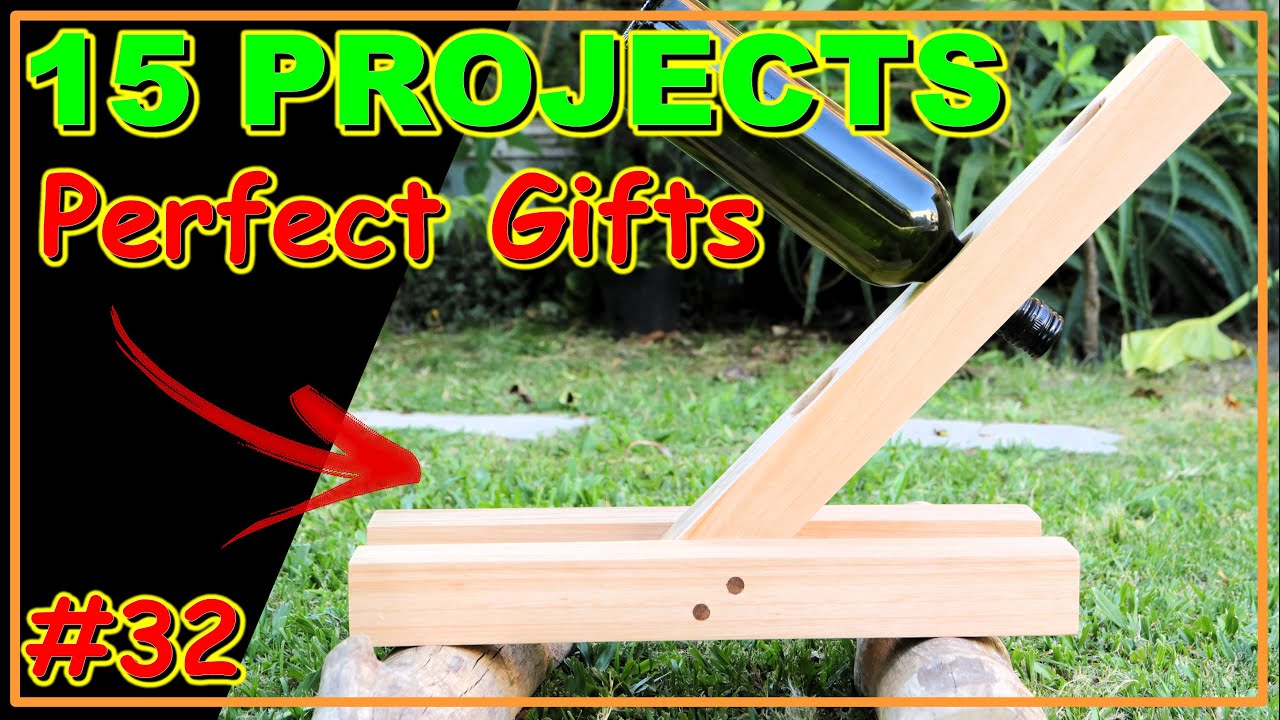 15 WOODWORKING PROJECTS TO MAKE AND GIFT THIS CHRISTMAS (VIDEO #32) #wooden #woodworking #joinery