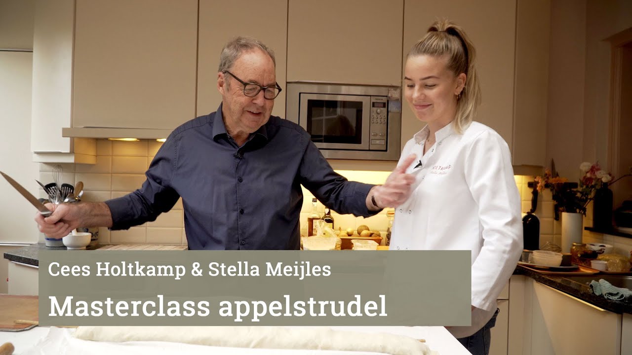 Masterclass appelstrudel door Cees & Stella