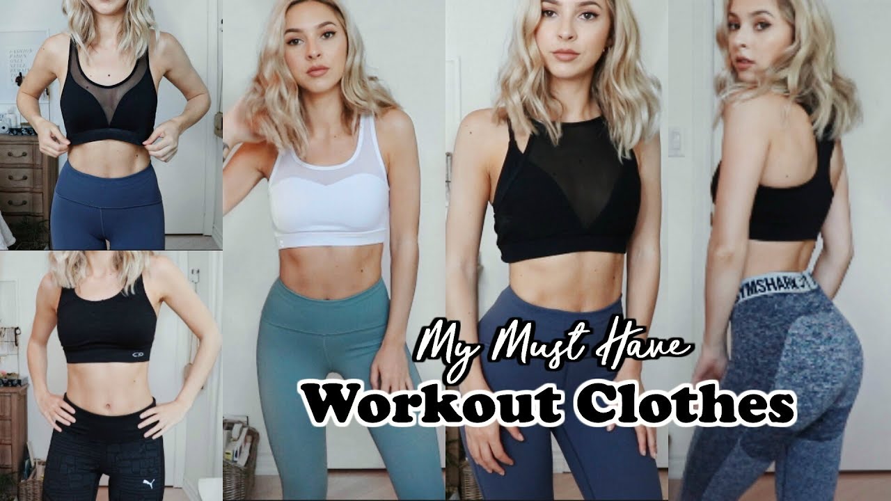 MY MUST HAVE WORKOUT CLOTHES | Lululemon, Gymshark, Puma Etc