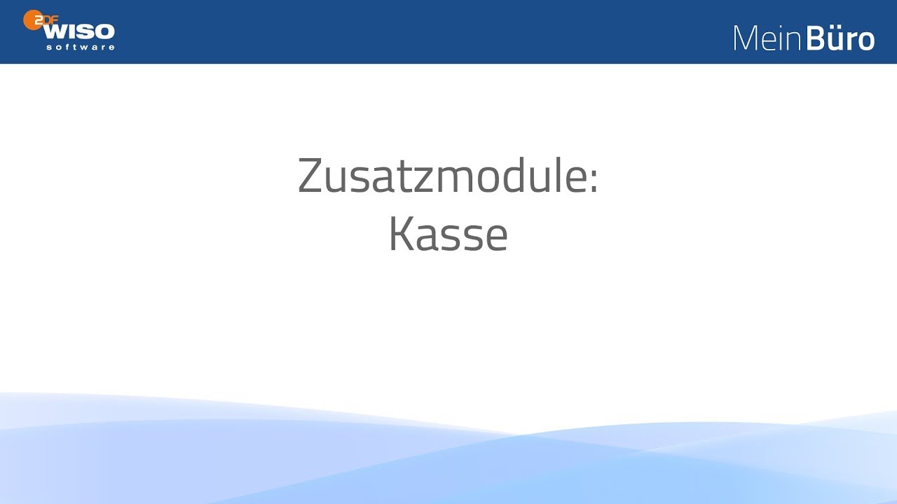 Zusatzmodul Kasse MeinB&uuml;ro