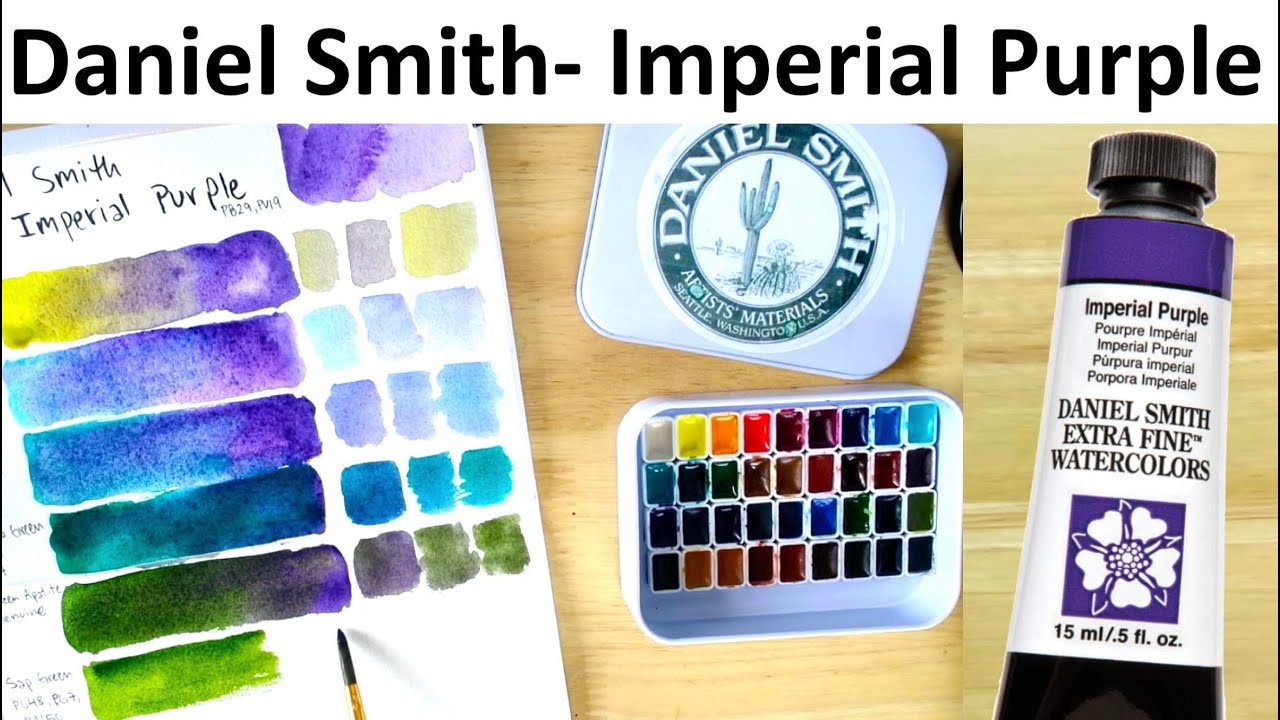 Daniel Smith Imperial Purple - Mixes