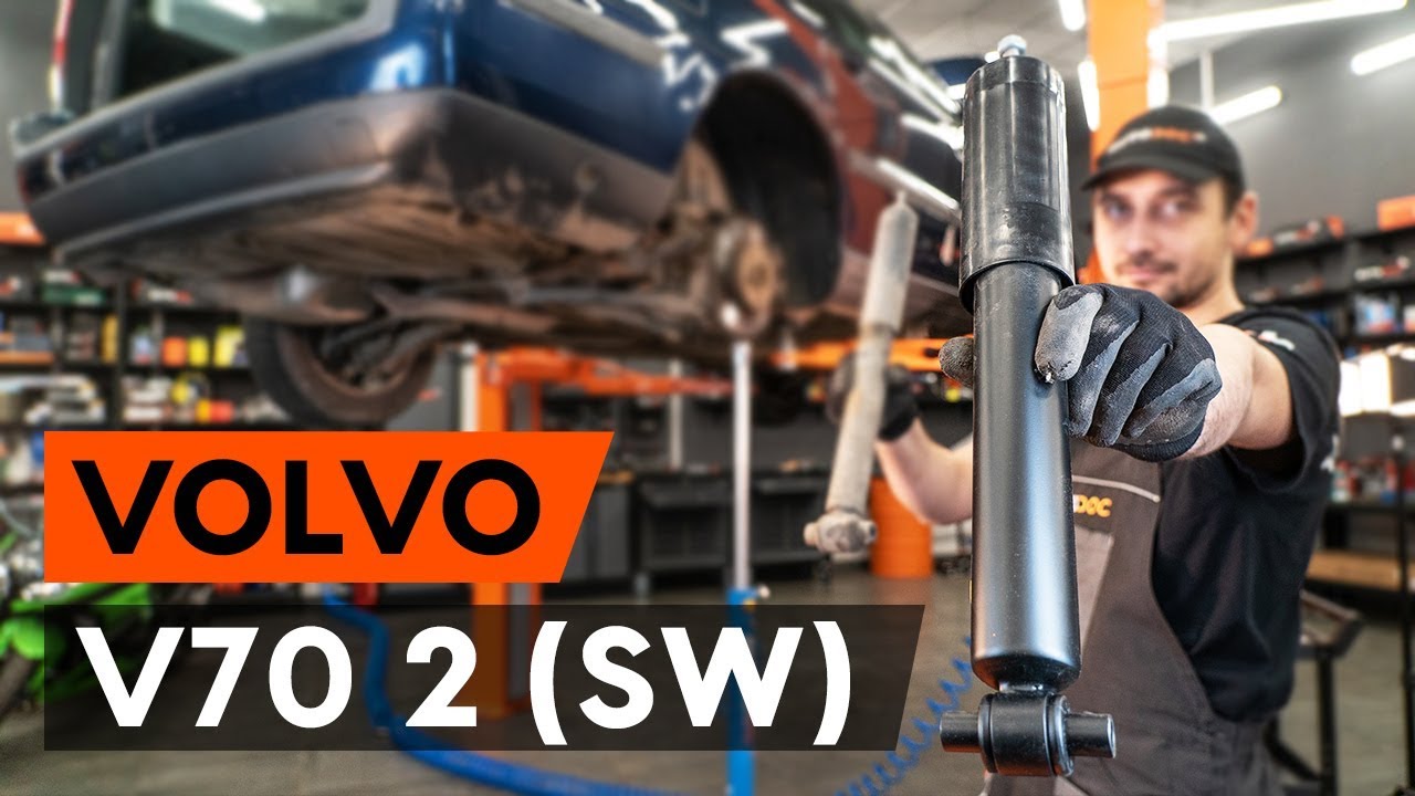 Kuinka vaihtaa takaiskunvaimentimet VOLVO V70 2 (SW) -merkkiseen autoon [AUTODOC -OHJEVIDEO]