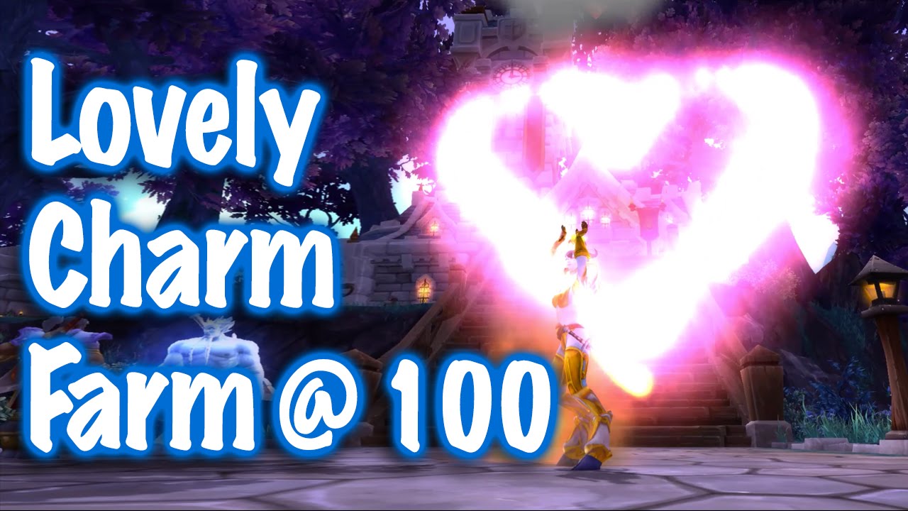 Jessiehealz - Lovely Charms/Bracelets farm at level 100 (World of Warcraft)
