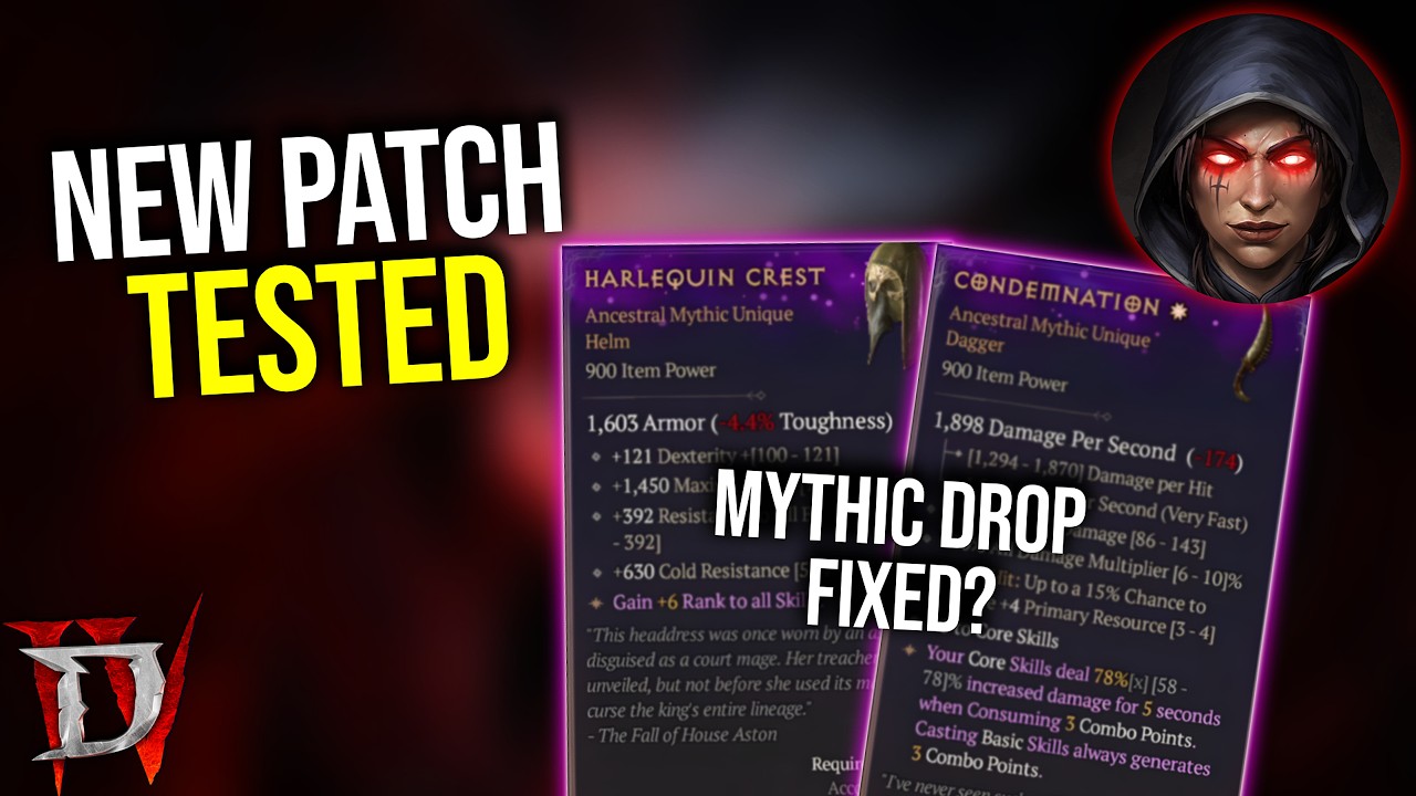 Diablo 4 - I TESTED THE NEW MYTHIC PATCH
