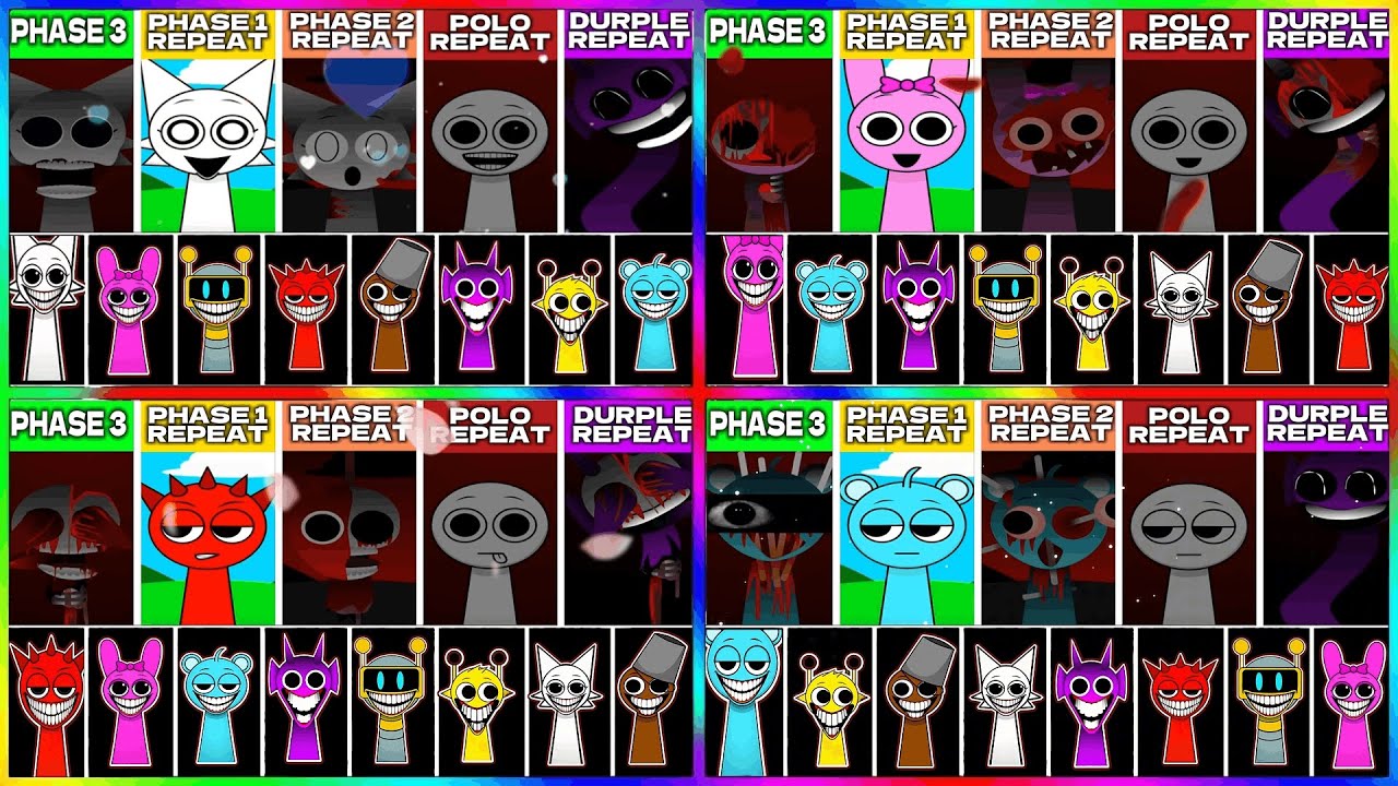Sprunki But Phase 1, Phase 2, Polo And Durple REPEAT After PHASE 3