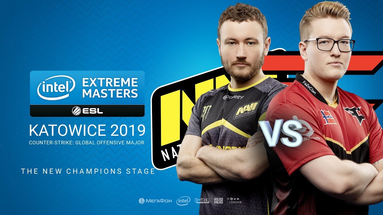 Na`Vi vs FaZe - IEM Season XIII - Katowice Major 2019 - map2 - de_mirage [Leniniw & CrystalMay]