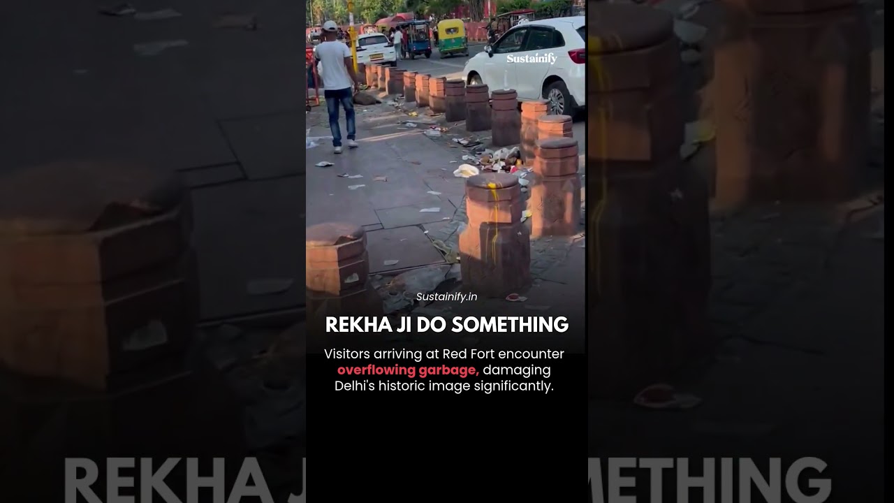 Red Fort's Dirty Reality | Why Delhi's Heritage Deserves Better  #cleanindia #sustainability