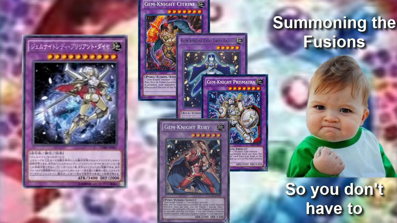 Brilliant Fusion/Gem-Knight Lady Brilliant Diamond: Summoning the fusions, so you don't have to