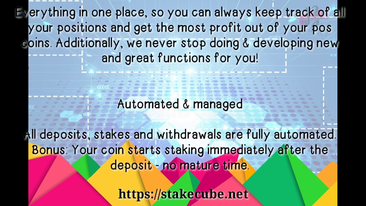 Stakecube net Proof-of-Stake Pool