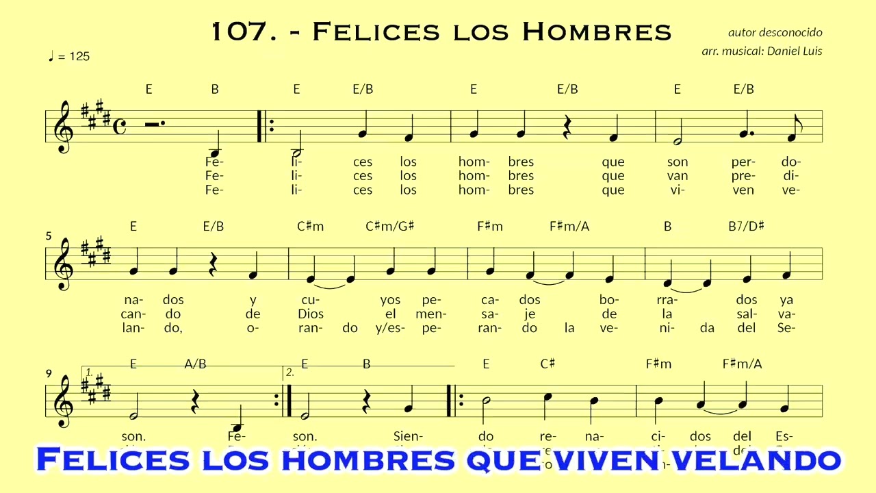 107. FELICES LOS HOMBRES (DEMO)