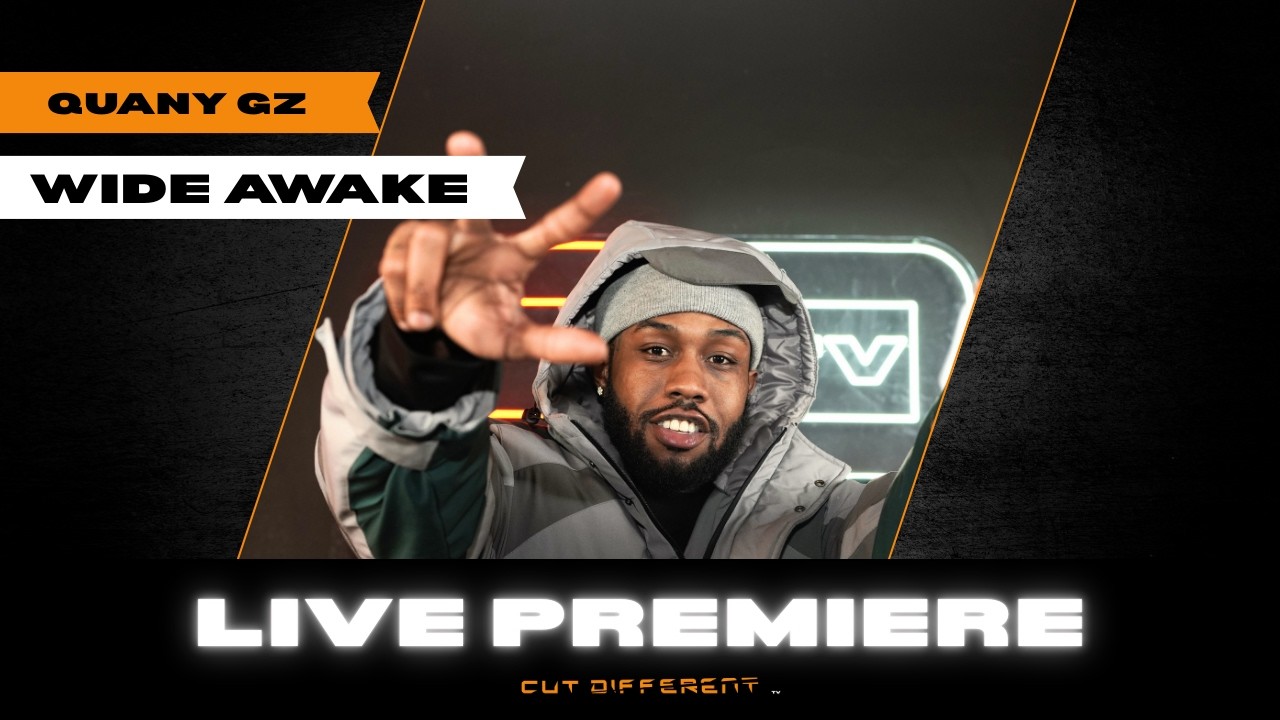 ‪@quanygz  Premieres “Wide Awake” LIVE on Cut Different TV