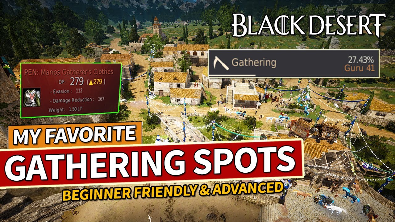 My Favorite Gathering Spots After the Buff in Black Desert - Part 1