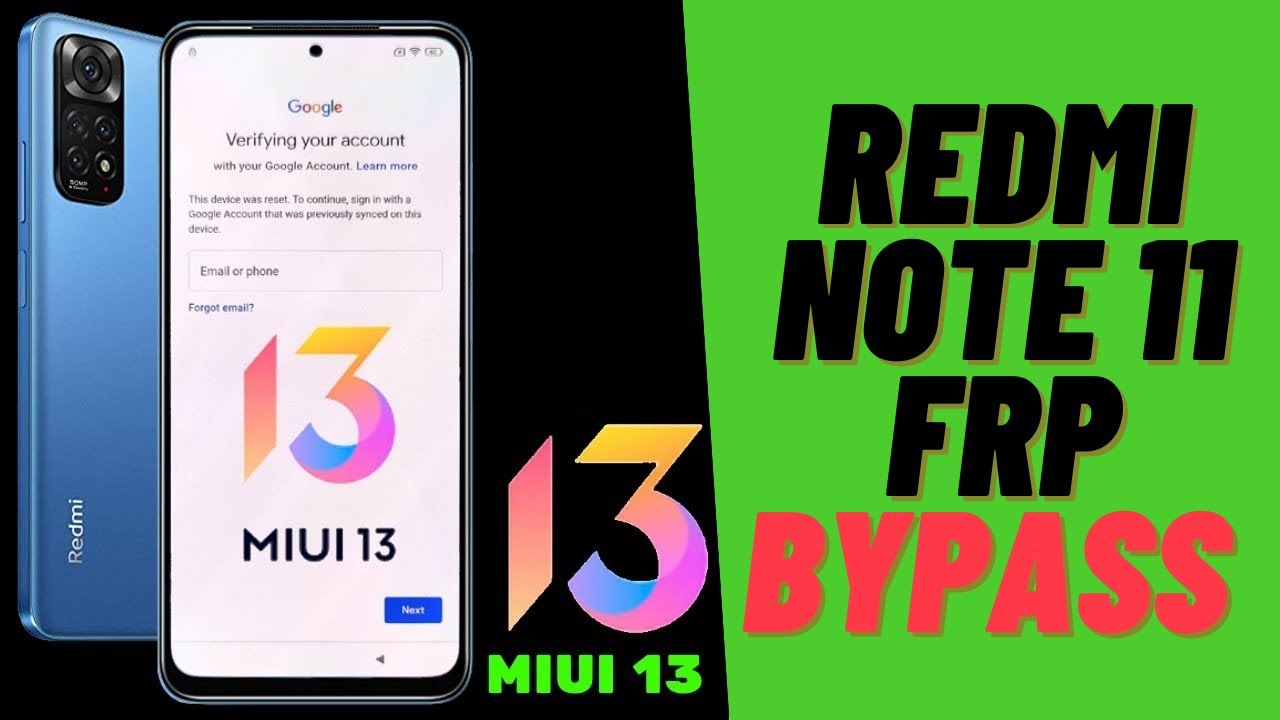 Redmi Note 11 Frp Bypass MIUI 13 Android 11 Google Account Bypass Without PC no Second Space
