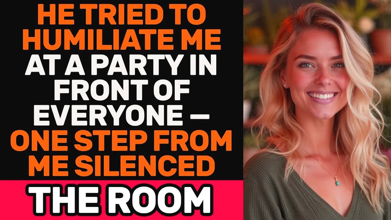He Tried To Humiliate Me In Public At A Party — But One Quiet Move From Me Silenced The Room