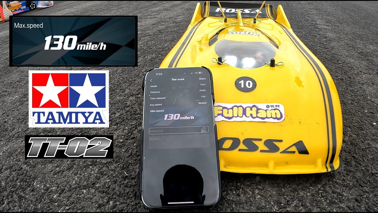 Worlds Fastest Tamiya TT02 (Carbon) 130mph!