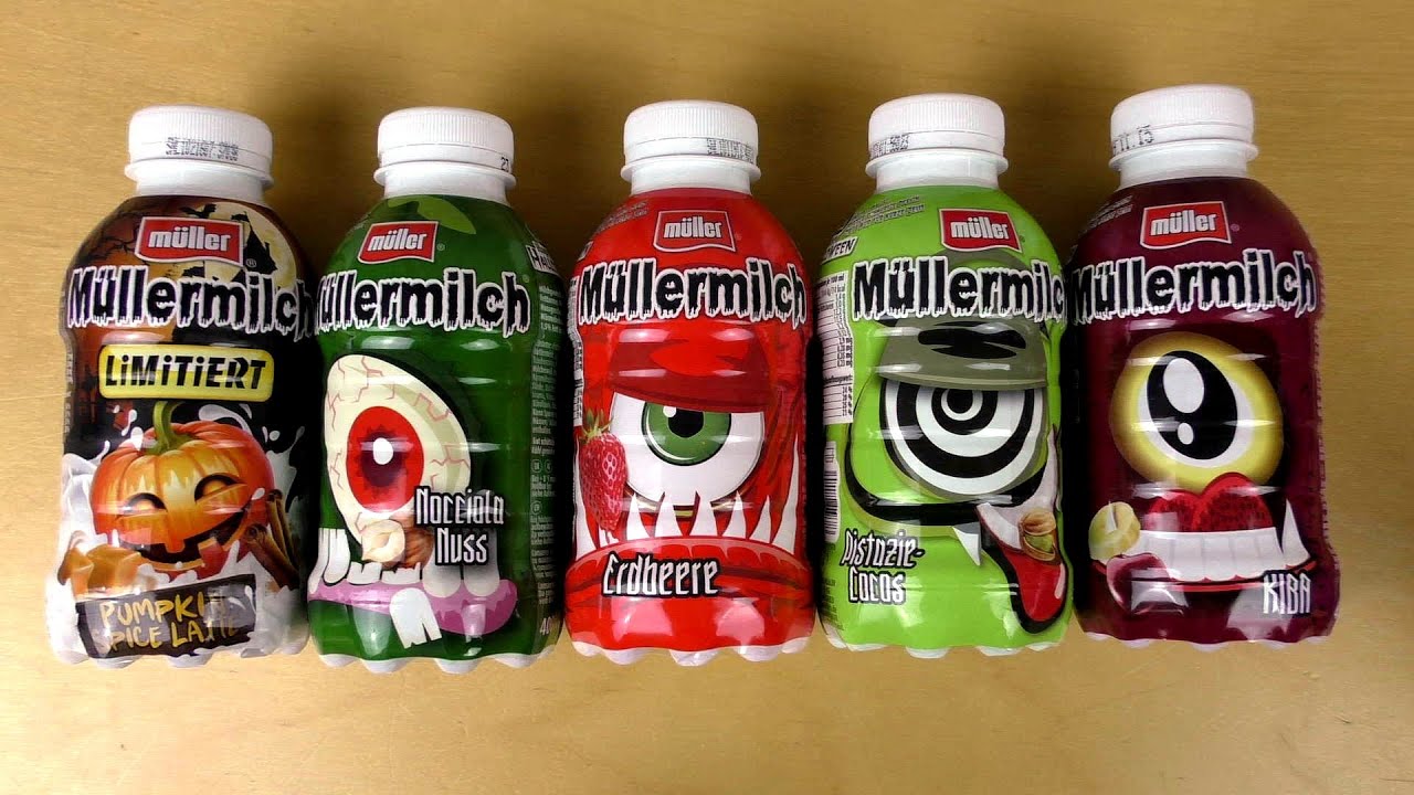 Zombie Milk Bottles & Müller Milk Battle [Halloween 2015]