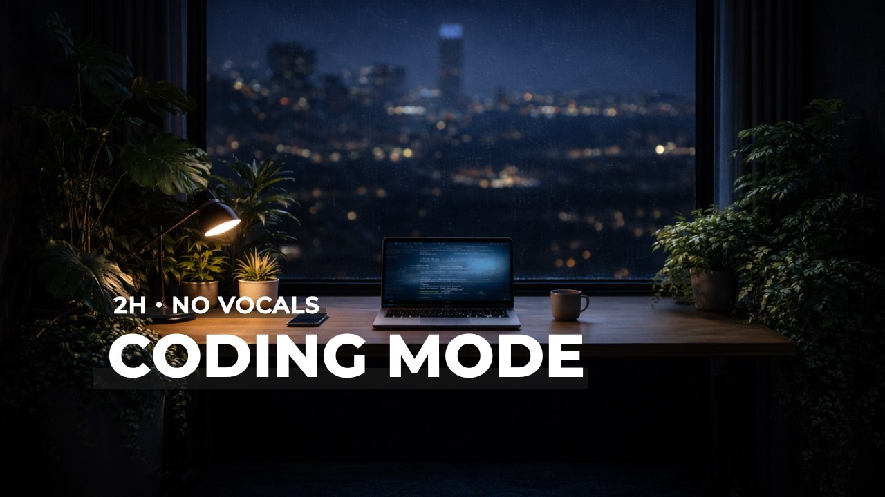 Coding Focus Music — Deep Work Session (2 Hours, No Vocals)