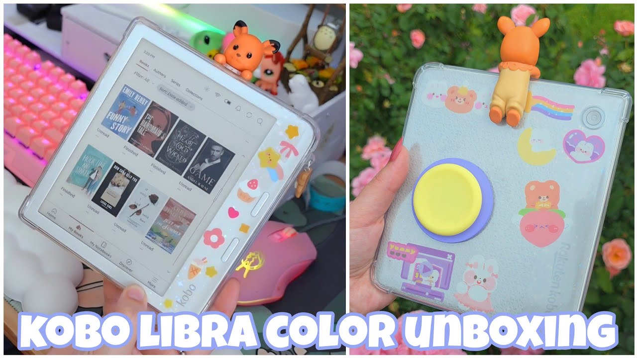 unboxing the kobo libra color 🌈 | first impressions review |