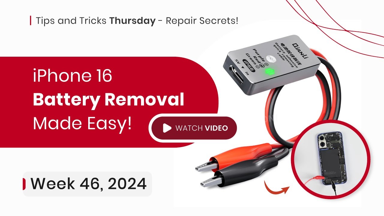 Remove iPhone 16 Battery with the New Qianli Battery Separator Tool