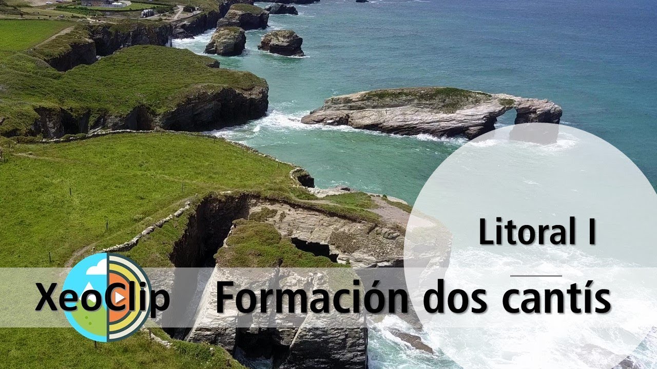 Paisaxe Litoral 5 | Formación dos cantís. Praia das Catedrais | XeoClip