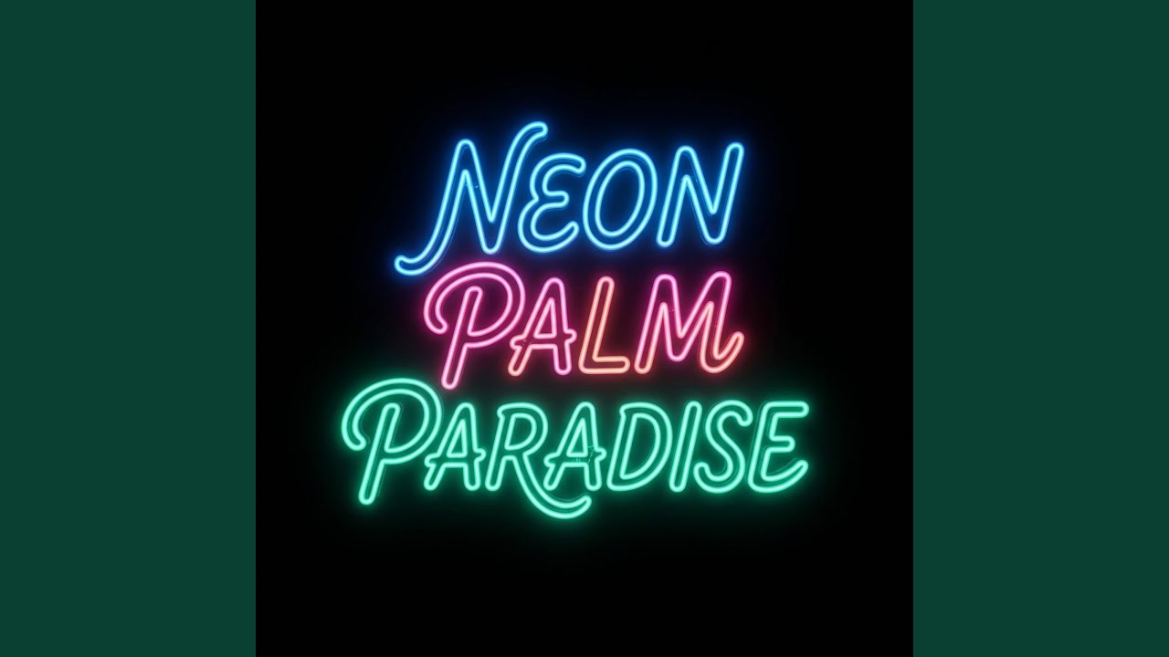 Neon Palm Paradise