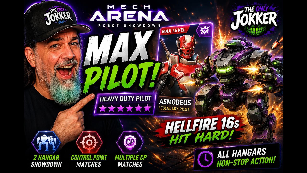 MAX Heavy Duty Pilot + Hellfire 16s! | Mech Arena Gameplay 2026