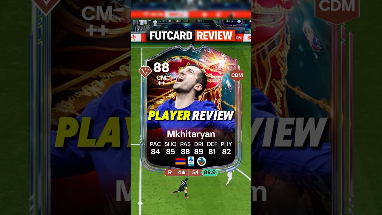 🇦🇲 88 MKHITARYAN Review in FC26 - SOLID CM 🫡 #fc26 #knockout #royalty #mkhitaryan #review #fifa