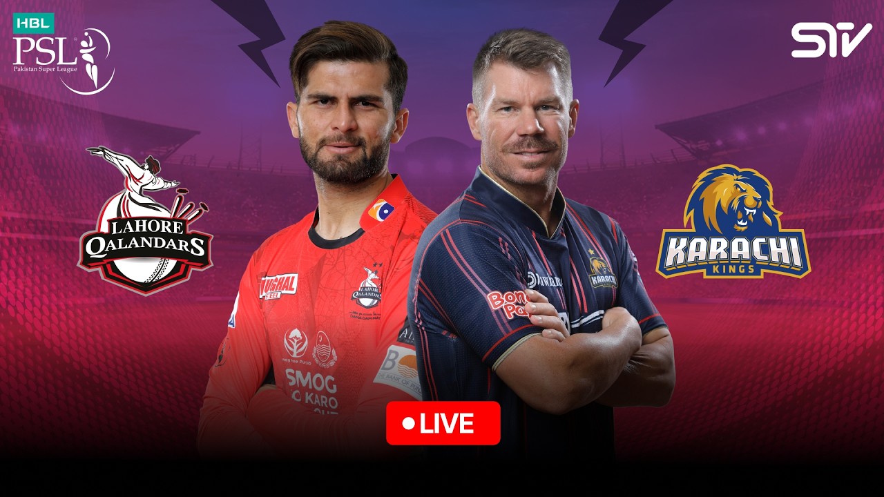 🔴 - 𝐑𝐄𝐋𝐈𝐕𝐄 | Lahore Qalandars vs Karachi Kings | Match 24
